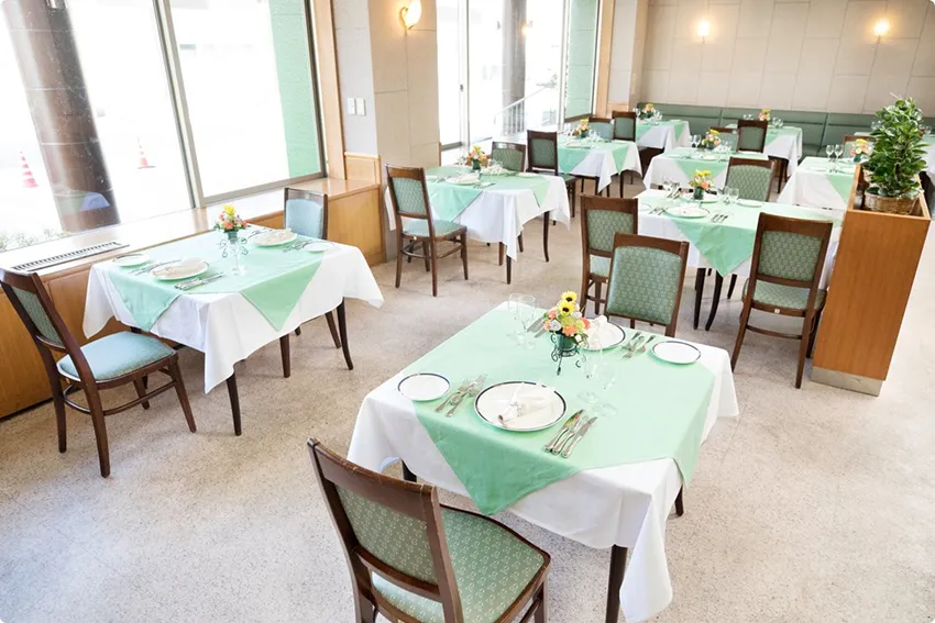 写真：レストラン会場