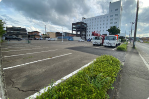 写真：駐車場