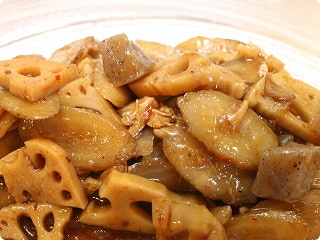 鶏と根菜の煮物