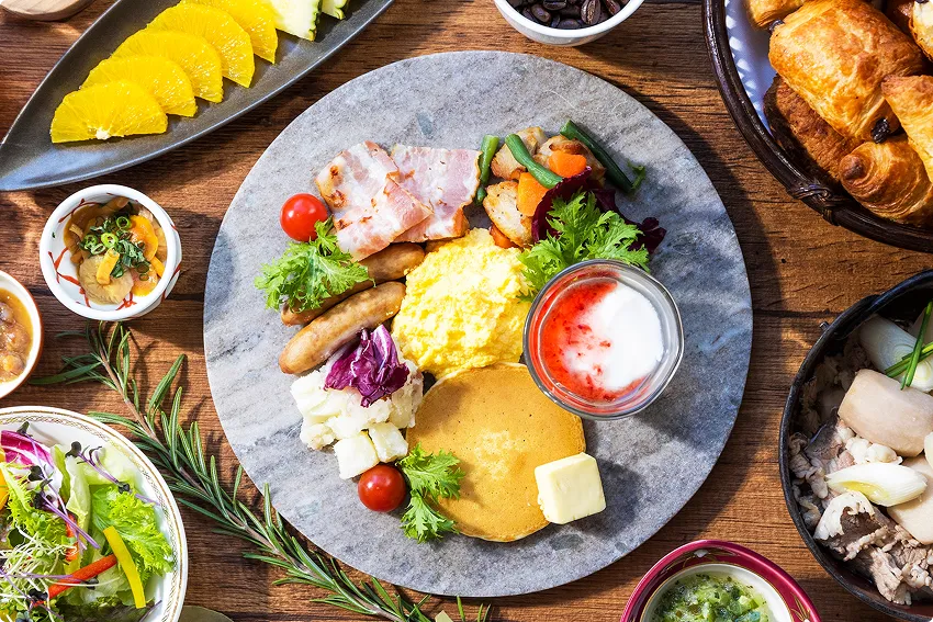 写真：朝食