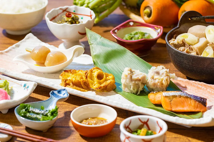 写真：朝食