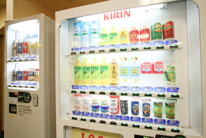 写真：自動販売機