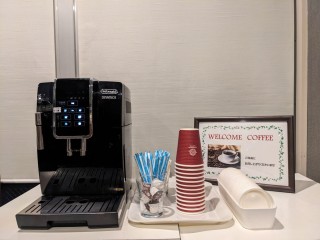 写真： ウェルカムコーヒー