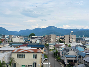 写真：大浴場からの景観