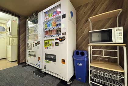 写真：電子レンジ・自動販売機コーナー（1F、4F、5F、6F）