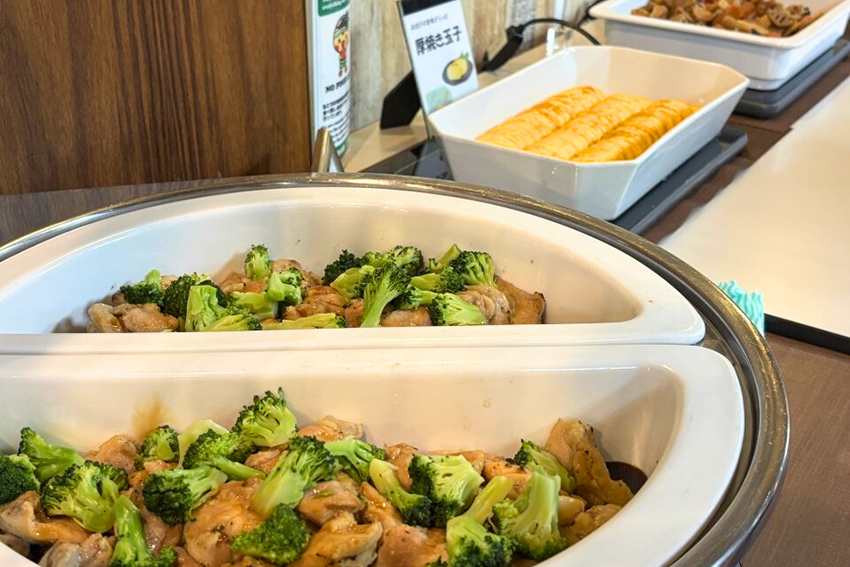 ホテルセレクトイン宇都宮　朝食①