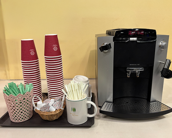 写真：ウェルカムコーヒー