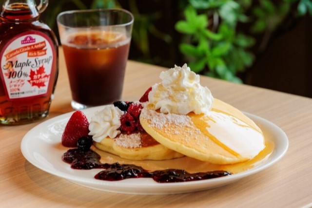 レディースプラン限定パンケーキ