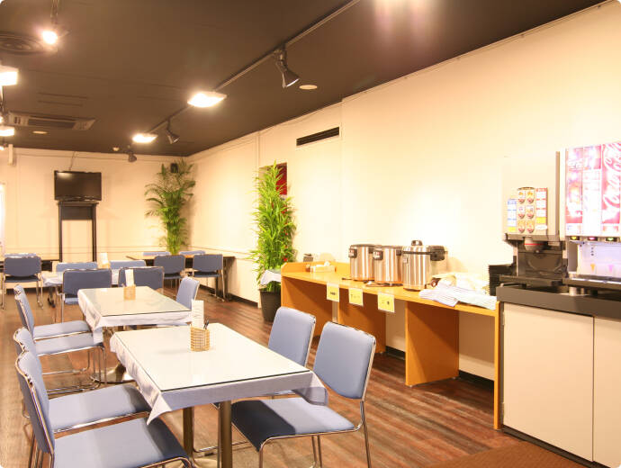 朝食会場