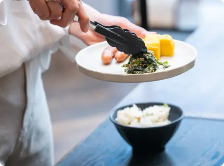 写真：朝食