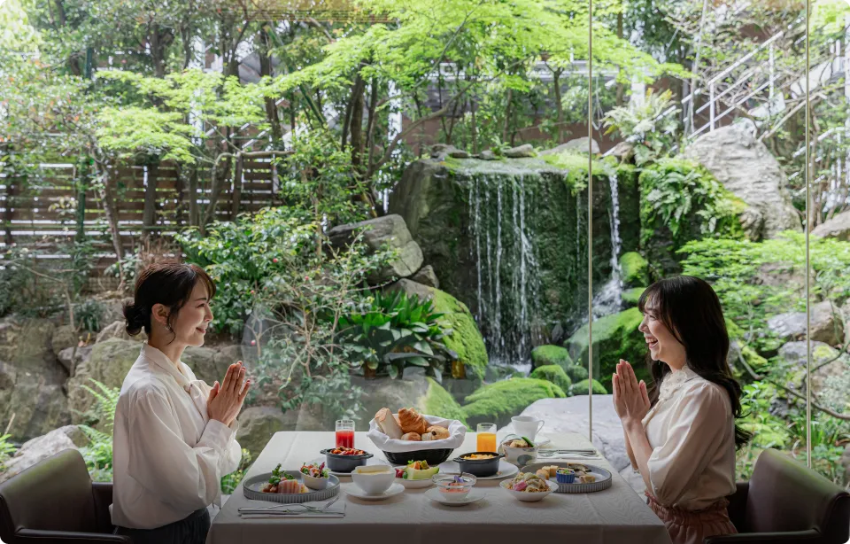 写真:朝食
