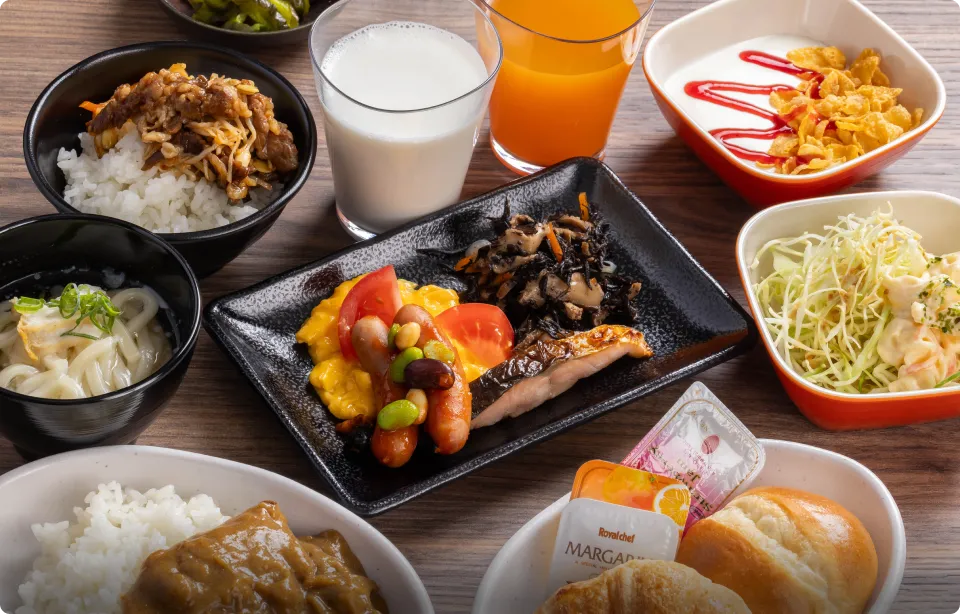 写真:朝食